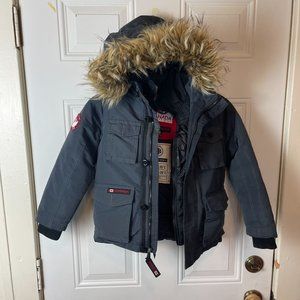 Cananda Weather Tech Heavy Winter Parker Coat Jacket Boy Size XS